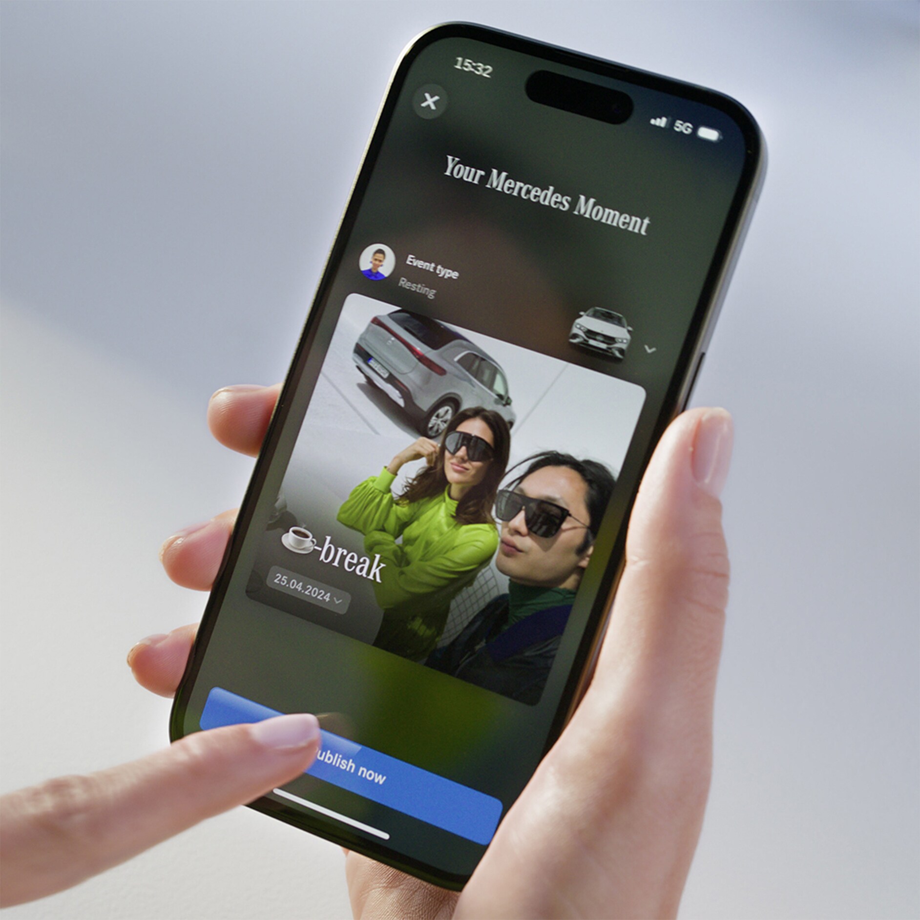 Mercedes-Benz Hikayeler Uygulaması | Uygulamalar | Mercedes-Benz Mercedes-Benz Hikayeler Uygulamasının ekranı.