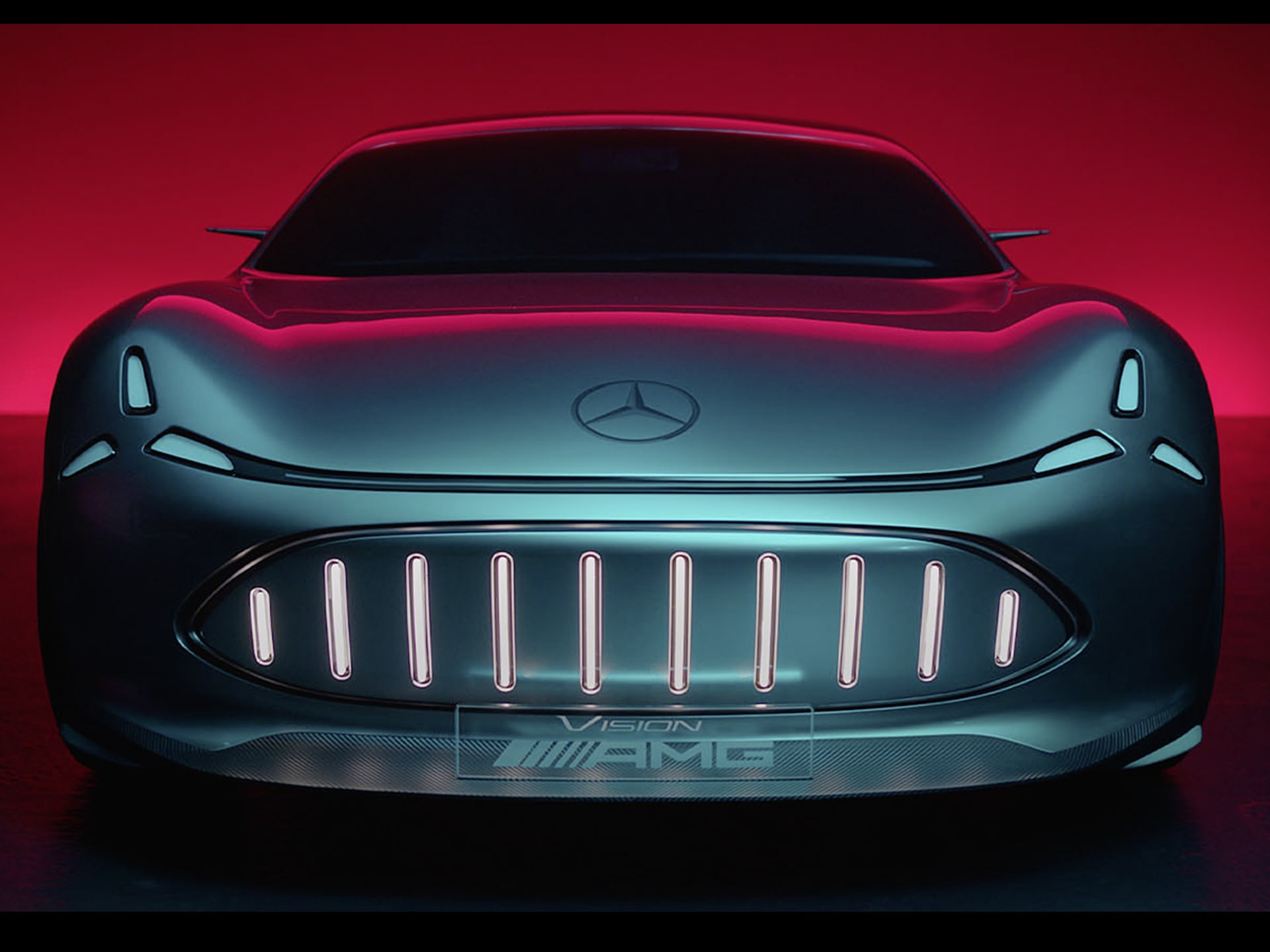 Vision AMG | Mercedes-AMG Vision AMG'nin önden görünümü.