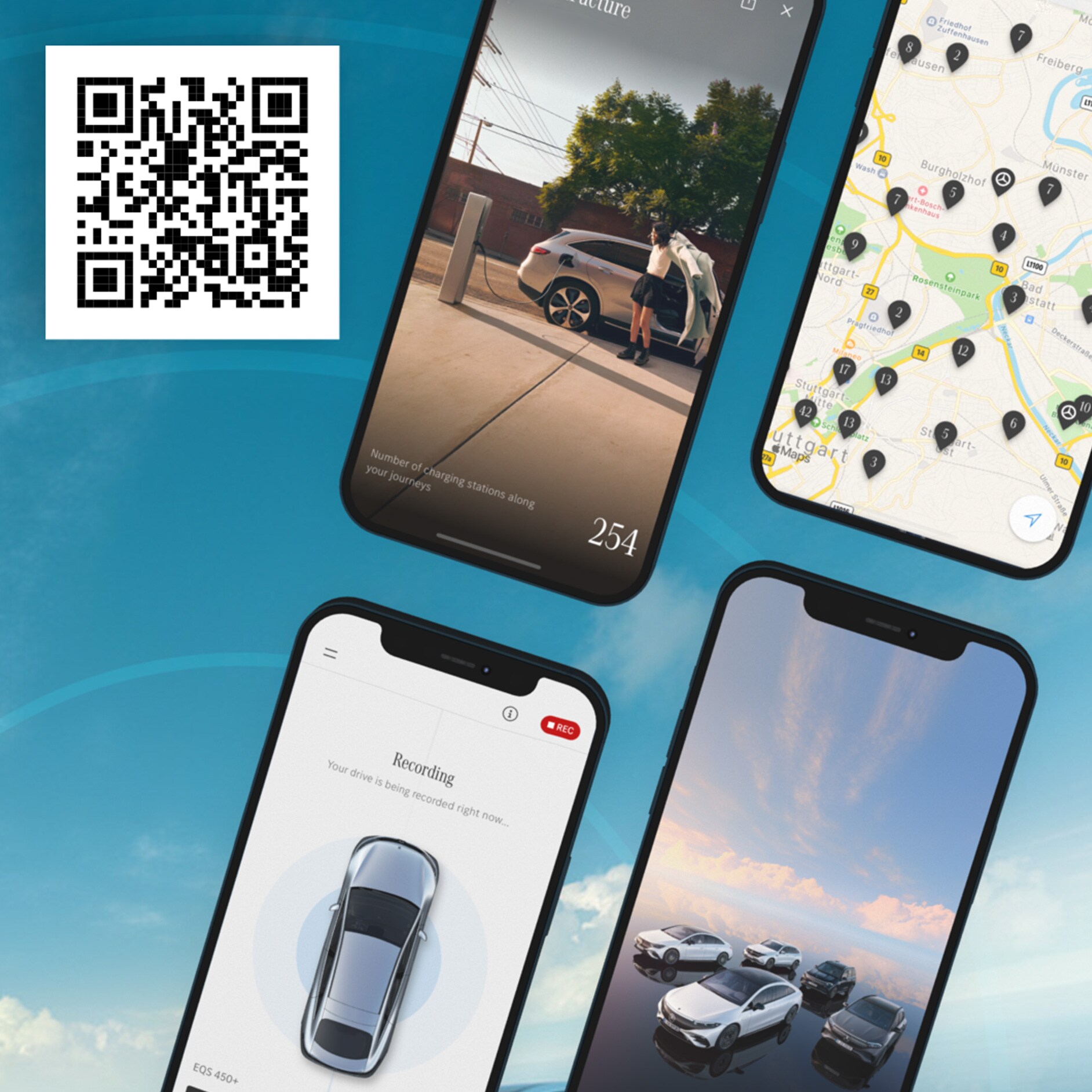 Electric Ready uygulaması | Mercedes-Benz Akıllı telefondaki Electric Ready uygulaması